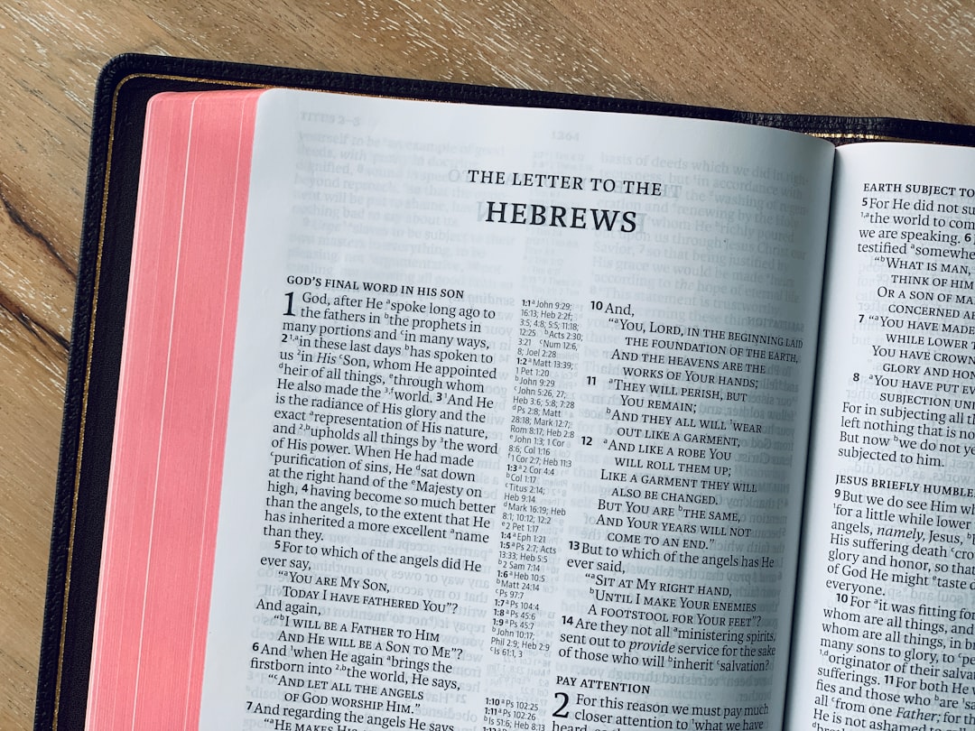 Photo Open Bible